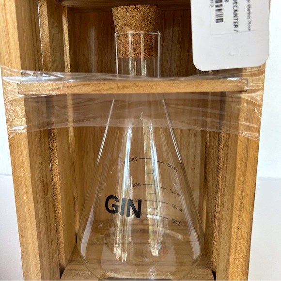 ARTLAND MIXOLOGY GIN DECANTER IN WOODEN CRATE NWT - Picture 5 of 16
